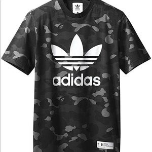 Bape X Adidas Adicolor Tee Cinder XL